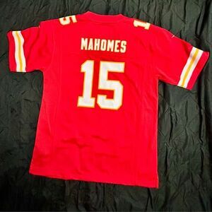 Nike Like New Mahomes Kansas City Chiefs 15 Youth Large Jersey NFL Unisex